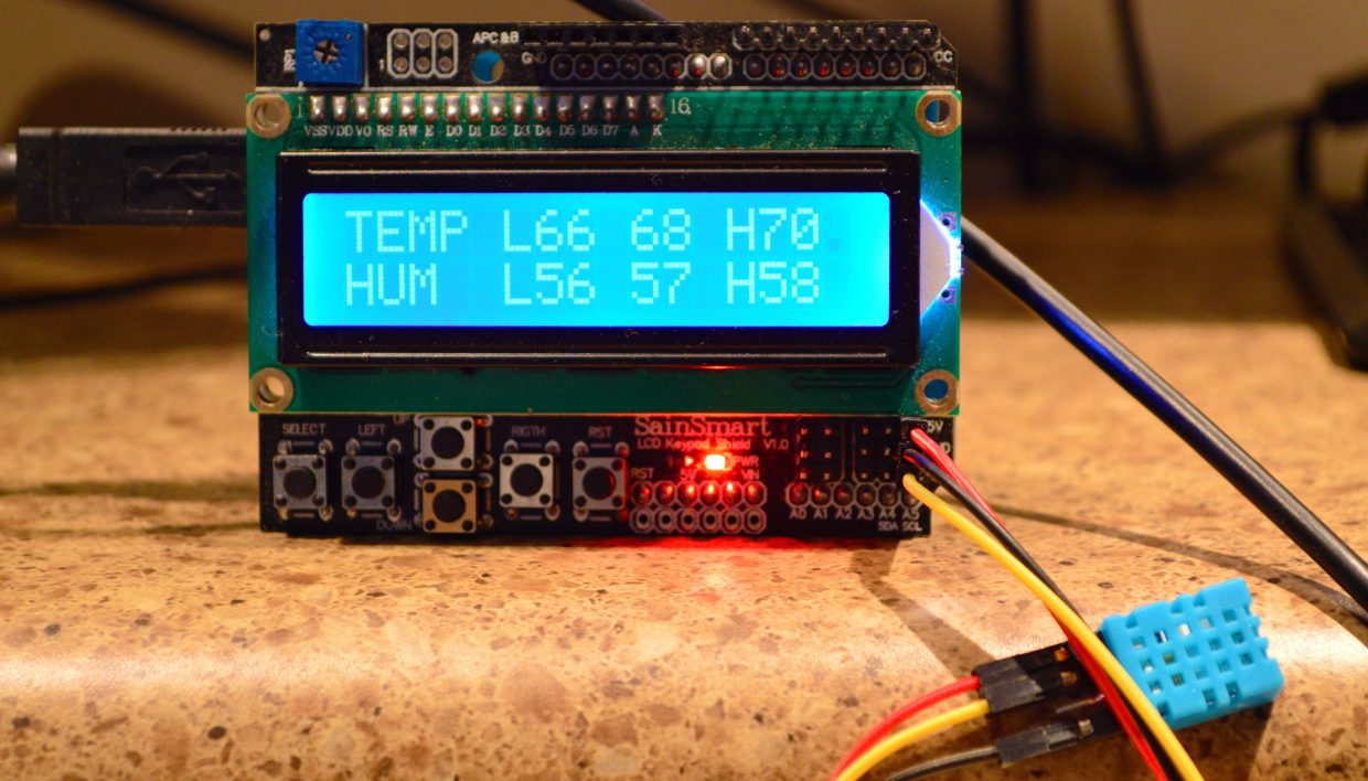 Arduino LCD DHT11 Temperature – Humidity Sensor – Steve Zazeski