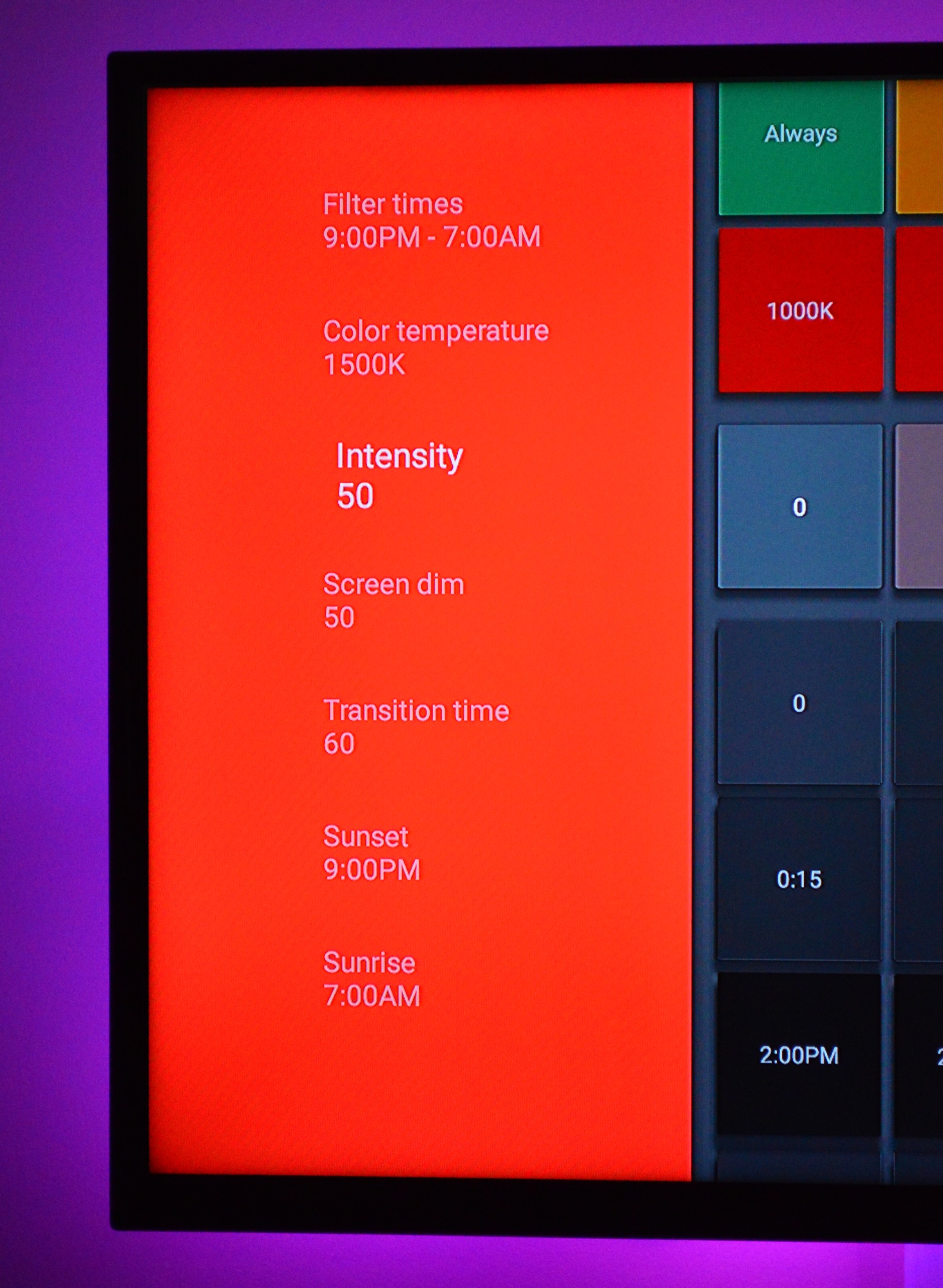 Using Twilight for automatic late night TV dimming – Steve Zazeski